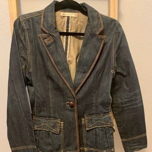 Gap Dark Denim Blazer 1969